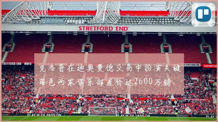 克洛普在迪奥曼德交易中扮演关键角色两家俱乐部差价达2600万镑